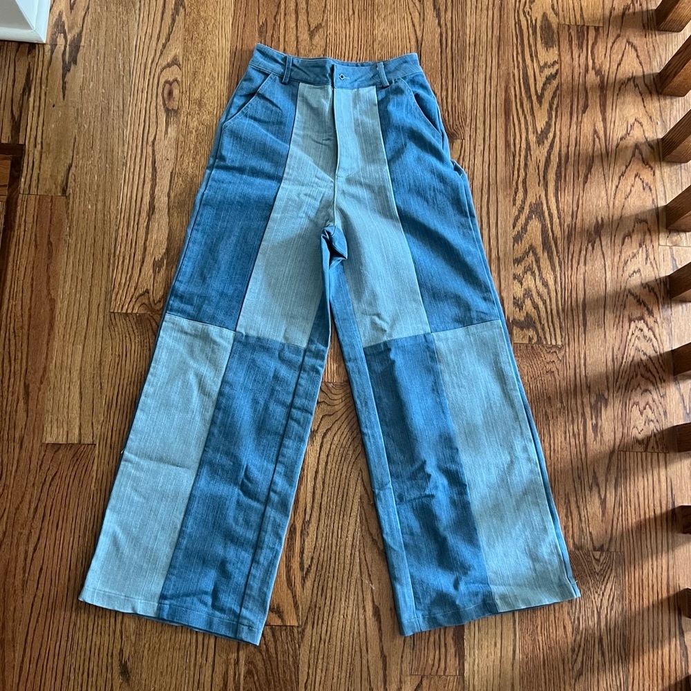 Color block Jeans